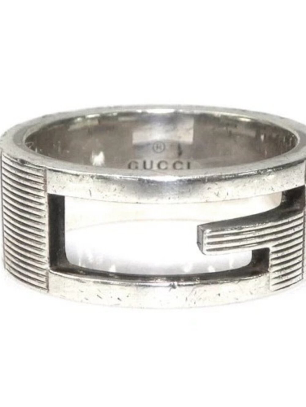 Auth GUCCI Ring Silver 925 - 56396a
